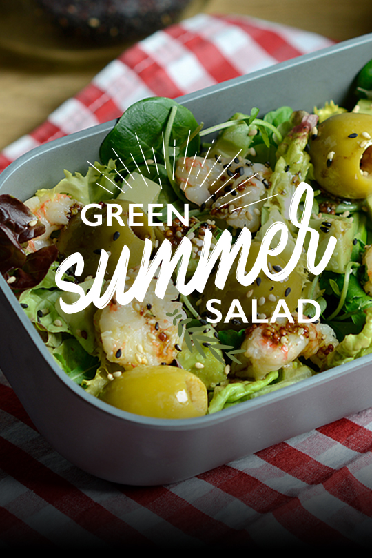 Green summer salad